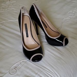 Patent Leather Cutout French Connection Heels